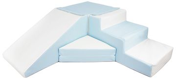 slomart Komplet drrsalnika - 4 veliki penasti bloki (barva: bela, modra (pastel))