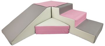 slomart Komplet drsalnika 4 veliki penasti bloki (barva: bela, pudrasto roza, siva)