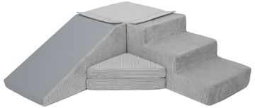 slomart Komplet za drsenje 4 veliki penjasti bloki (barva: siva (žametna))