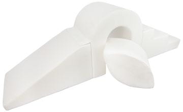 slomart Mostni komplet 4 velikih penjenih blokov (barva: bela)