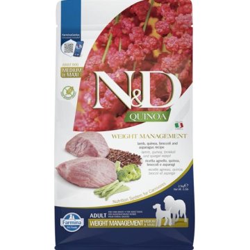 QUINOA Dog GF Weight Management, Lamb & Broccoli Adult Medium & Maxi 2,5 kg