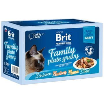 Brit Premium Cat D fileti v omaki Family Plate 1020g