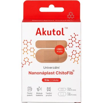 Akutol Nanonaplastični ChitoFib, univerzalno pakiranje - 15 kosov