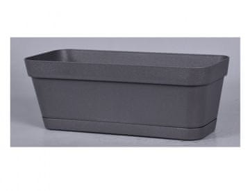 CLEO CLIP samovlagalni plastični zaboj 29 cm, antracit