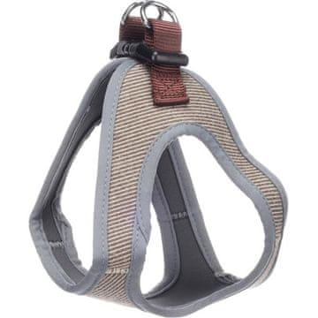 Tekstilni pas Herbert svetlo rjav S Flamingo