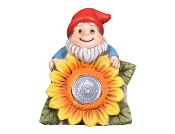 Škrlatinka s sončnico sončni cement 8x5x9cm