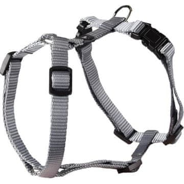 Flamingo Najlonski pas Ziggi sivi XS 1x25-40cm