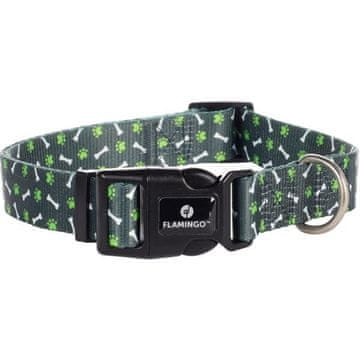 Flamingo Ovratnica najlon Safia zelena 1x20-35cm