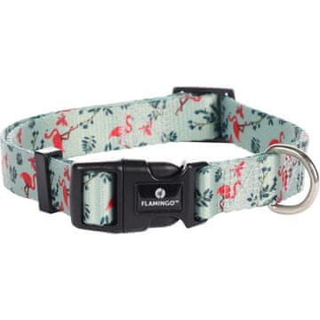 Flamingo Ovratnica najlon Samar svetlo zelena 2x40-55cm