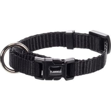 Flamingo Ovratnik najlon Ziggi črn XS 1x20-35cm