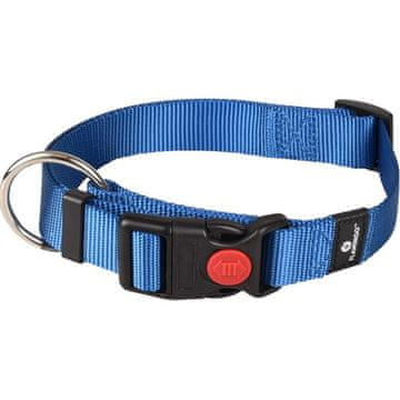 Flamingo Ovratnik iz najlona Ziggi blue 2,5x45-65cm