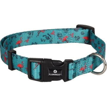 Flamingo Ovratnica najlon Samar turkizna M 2x40-55cm