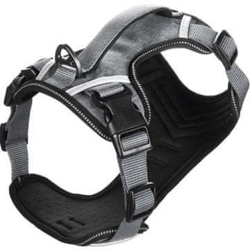 Flamingo Najlonski pas Heron siv 2,5x70-98cm