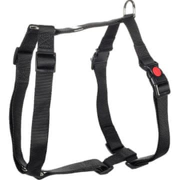 Flamingo Najlonski pas Ziggi black L 2,5x60-85cm