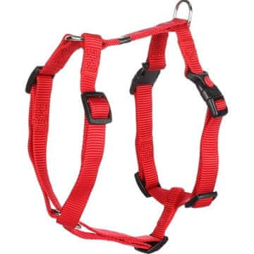 Flamingo Najlonski pas Ziggi rdeč S 1,5x35-50cm