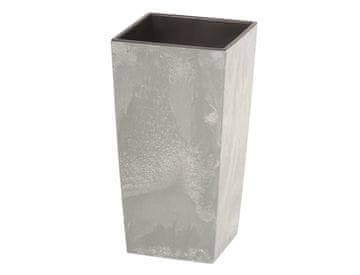 Prosperplast Pokrov za cvetlični lonec URBI SQUARE BETON 2v1 plastika 27x27x50cm