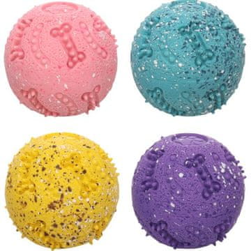 Lateks igrača Freckles žogica 6cm mešane barve Flamingo