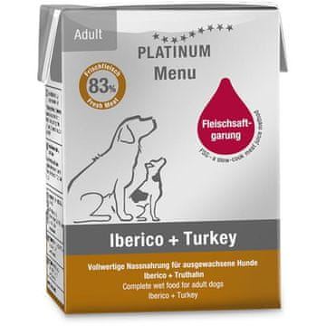 Platinum Dog Menu Iberico + puran 375 g