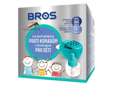 BROS električni uparjalnik komarjev za otroke 60 noči