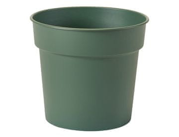 TELLUS GREENER plastični cvetlični lonček d40cm, zelene barve