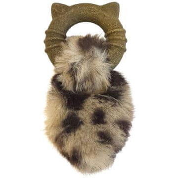 Igrača mačka plišasti rep z obročem za mačjo meto Nobby