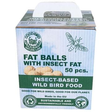 Žuželke maščobne kroglice INSECT 50pcs škatla z ušesom Kejo