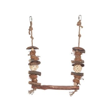 Igrača ptica naravni, swinging Swing Bar Quapas! 45x30cm