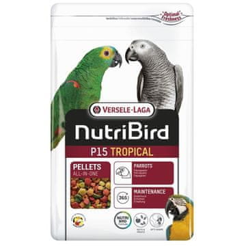 Baby Patent Versele-Laga NutriBird P15 Tropical Large Parrot 1kg