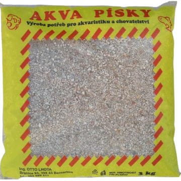 Akvarijski pesek Akva št. 5 - bež fini 3 kg