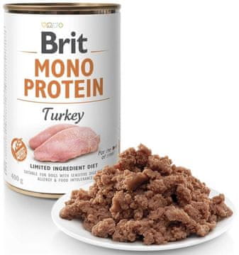 Brit Dog Kons Mono Protein Turkey 400g