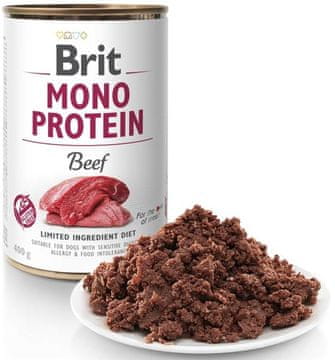 Brit Dog Cons Mono Protein Beef 400g