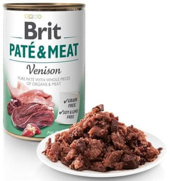 Brit Konzervirana divjačina Paté &amp; Meat 400g