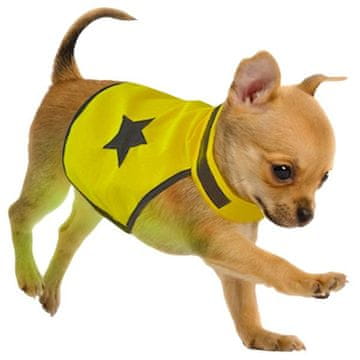 Duvo+ Odsevni telovnik za pse 40cm rumene barve +