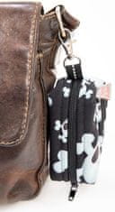 Žep z zadrgo žep z vrečko Skull black