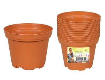 NOHEL GARDEN Cvetlični lonec CLASSIC TOD light plastika d9,5cm 12pcs