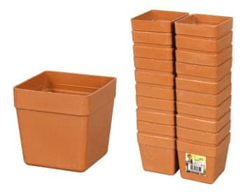 KAKTUS plastični cvetlični lonček 4x4cm 20 kosov