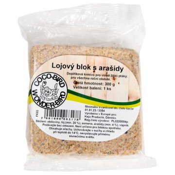 Loj blok z arašidi 300g Kejo