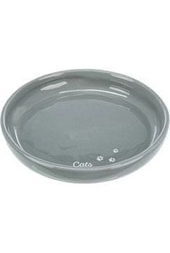 Trixie Keramična ergonomska skleda XXL plitva 0,35l 18cm mix TR