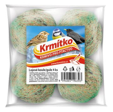 Kroglice za semena 4 kosi folije (4x90 g) z mrežico