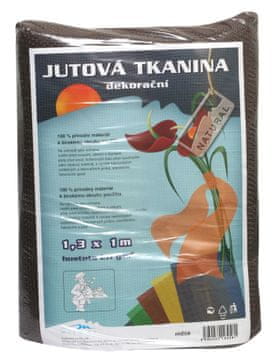 Tkanina iz jute - 1,3 x 1 m rjava