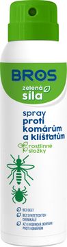 BROS - Green power spray (repelent) proti komarjem in klopom 90 ml