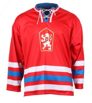 Merco Replika Češkoslovaška 1976 hokejski dres rdeča oblačila velikost L