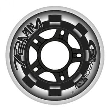 Spokey Nadomestna kolesa za drsalke 72 mm 82A v blisterju 4 kosi