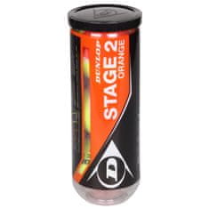 Dunlop Stage 2 Oranžne mini teniške žogice Pakiranje 3