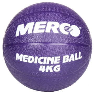 Merco Enotna gumijasta medicinska žoga teže 4 kg