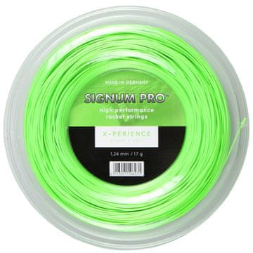 Signum pro X-perience teniška pletenica 200 m zelenega premera 1,24