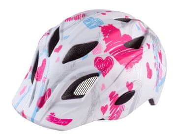 Otroška kolesarska čelada Pluto Light belo-rožnata velikost oblačil XS-S