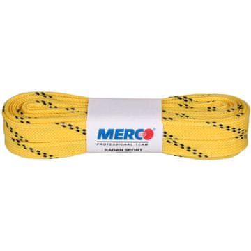 Merco PHW-12 drsalne vezalke voščene rumene dolžina 310 cm