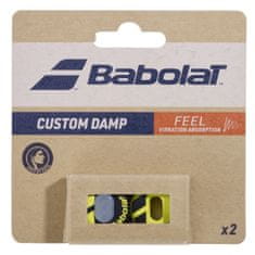 Babolat Custom Damp X2 vibrastop črno-rumena različica 26588