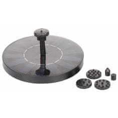 Merco Dvoriščna plavajoča sončna fontana barva črna